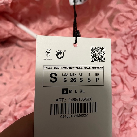 Zara Floral Textured Knit Coat - Picture 11 of 11